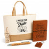 Coffret Cadeau J’peux pas j’ai Judo – Sac jute, carnet, stylo, porte-clés et marque-page