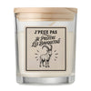 Bougie Parfumée Vanille J’peux pas je préfère les Bouquetins