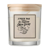 Bougie Parfumée Vanille J’peux pas je préfère mon Gecko
