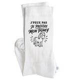 Chaussettes Homme Femme J’peux pas je préfère mon Poney