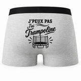 Boxer Homme J’peux pas j’ai Trampoline – Impression au dos