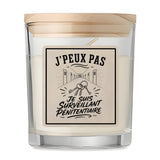 Bougie Parfumée Vanille J’peux pas je suis Surveillant pénitentiaire