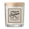 Bougie Parfumée Vanille J’peux pas j’ai Conserves