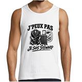 Débardeur Homme J’peux pas je suis Steward