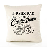 Housse de Coussin J’peux pas j’ai Cardio dance