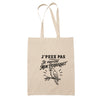 Tote Bag Beige J’peux pas je préfère mon Perroquet