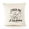 Housse de Coussin J’peux pas je suis Nounou