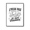 Poster J’peux pas je suis Douanier