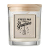 Bougie Parfumée Vanille J’peux pas j’ai Guitare – guitare électrique