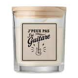 Bougie Parfumée Vanille J’peux pas j’ai Guitare – guitare électrique