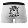 Boxer Homme J’peux pas je suis Comédien – Impression au dos