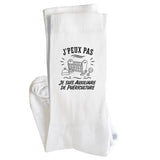 Chaussettes Homme Femme J’peux pas je suis Auxiliaire de puériculture