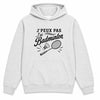 Sweat à Capuche J’peux pas j’ai Badminton