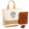 Coffret Cadeau J’peux pas je préfère mon Dogue de Bordeaux – Sac jute, carnet, stylo, porte-clés et marque-page