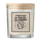 Bougie Parfumée Vanille J’peux pas je préfère les Écureuils