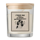 Bougie Parfumée Vanille J’peux pas je préfère mon Cavalier King Charles