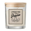 Bougie Parfumée Vanille J’peux pas j’ai Poterie