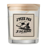 Bougie Parfumée Vanille J’peux pas je suis Notaire