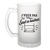 Verre à Bière J’peux pas j’ai Saut en hauteur