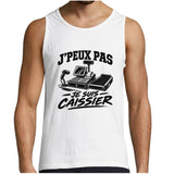 Débardeur Homme J’peux pas je suis Caissier