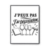 Poster J’peux pas j’ai Dégustation