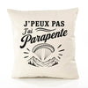 Housse de Coussin J’peux pas j’ai Parapente