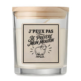 Bougie Parfumée Vanille J’peux pas je préfère mon Mouton
