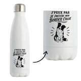 Gourde Isotherme J’peux pas je préfère mon Border Collie