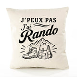 Housse de Coussin J’peux pas j’ai Rando