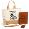 Coffret Cadeau J’peux pas je préfère les Toucans – Sac jute, carnet, stylo, porte-clés et marque-page