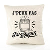 Housse de Coussin J’peux pas j’ai Bougies