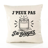 Housse de Coussin J’peux pas j’ai Bougies