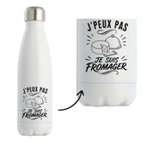 Gourde Isotherme J’peux pas je suis Fromager