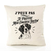 Housse de Coussin J’peux pas je préfère mon Épagneul Breton