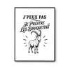 Poster J’peux pas je préfère les Bouquetins