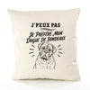 Housse de Coussin J’peux pas je préfère mon Dogue de Bordeaux