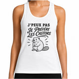 Débardeur Femme J’peux pas je préfère les Castors