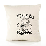 Housse de Coussin J’peux pas je suis Pizzaiolo