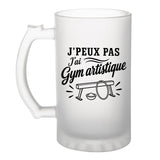 Verre à Bière J’peux pas j’ai Gym artistique