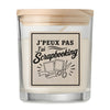 Bougie Parfumée Vanille J’peux pas j’ai Scrapbooking