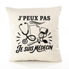 Housse de Coussin J’peux pas je suis Médecin