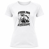 T-shirt de Sport Femme J’peux pas je suis Esthéticienne