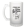 Verre à Bière J’peux pas je préfère mon Cheval