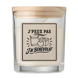 Bougie Parfumée Vanille J’peux pas j’ai Bénévolat