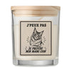 Bougie Parfumée Vanille J’peux pas je préfère mon Maine Coon