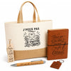 Coffret Cadeau J’peux pas je préfère les Cygnes – Sac jute, carnet, stylo, porte-clés et marque-page