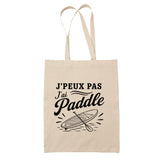 Tote Bag Beige J’peux pas j’ai Paddle