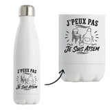 Gourde Isotherme J’peux pas je suis ATSEM