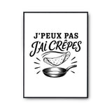 Poster J’peux pas j’ai Crêpes