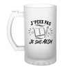 Verre à Bière J’peux pas je suis AESH